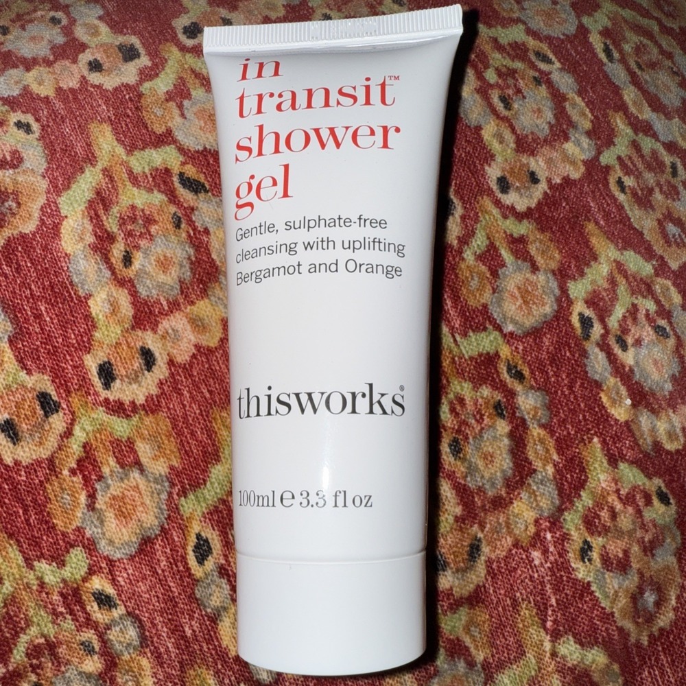 Thisworks In Transit Shower Gel NEW 3.3 fl oz/ 100 ml‎ Bergamot And Orange